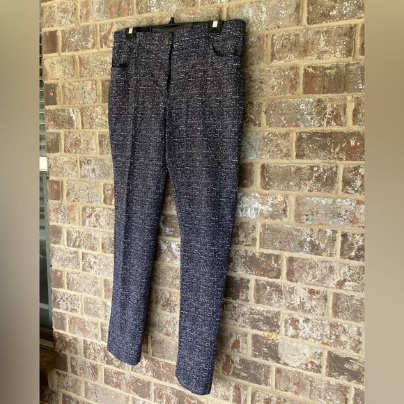 VERVE blues printed  straight leg w/ stretch Size 12 - Picture 2 of 12